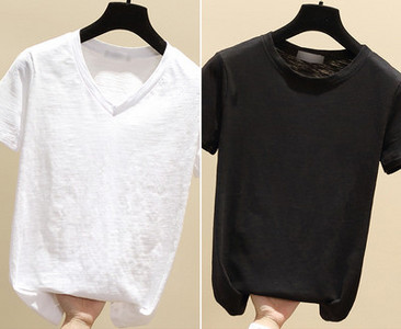 Komplet ženske majice kratkih rukava - običan model