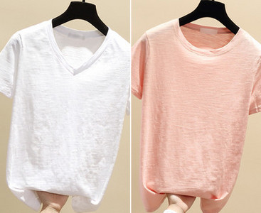 Komplet ženske majice kratkih rukava - običan model