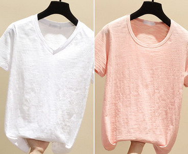 Komplet ženske majice kratkih rukava - običan model