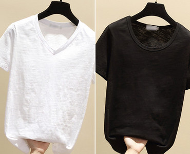 Komplet ženske majice kratkih rukava - običan model