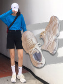 Ženske tenisice s vezicama u sivoj i bež boji