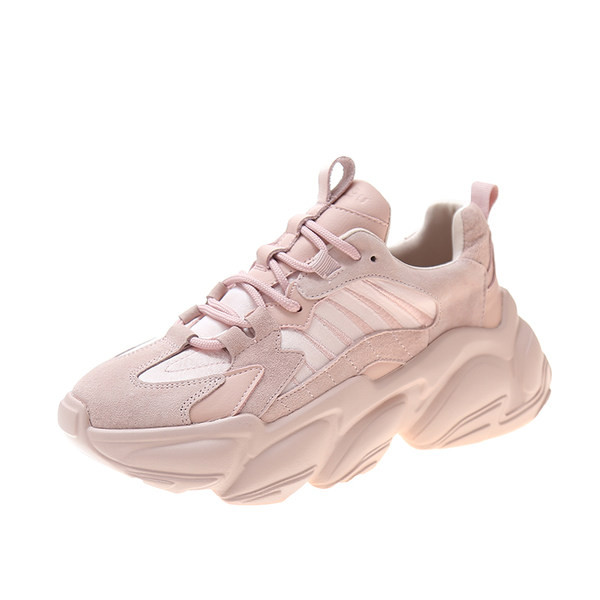 Ležerne ženske tenisice s vezicama jednobojni model