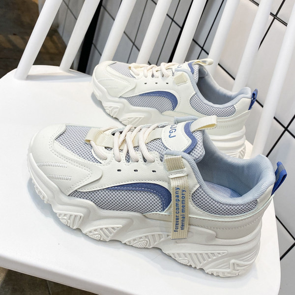 Ženske tenisice sa vezicama u tri boje