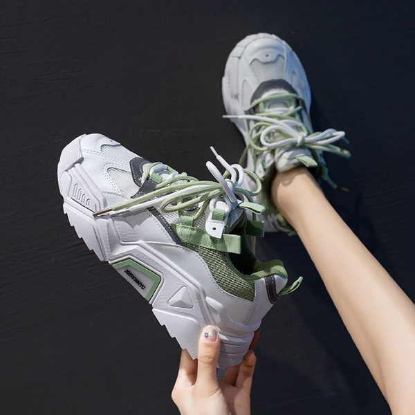 Adidasi de dama cu talpa plata si plasa