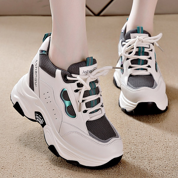 Ženske casual tenisice s visokim đonom