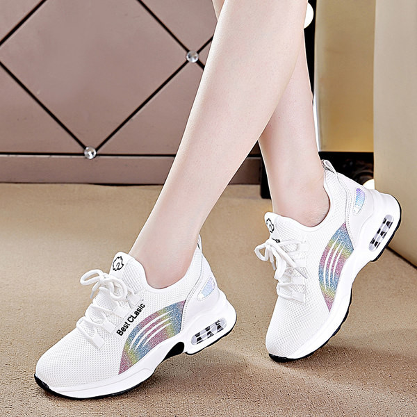 Ženske tenisice s vezicama i uzorkom u boji