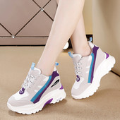 Moderne ženske platform tenisice s vezicama