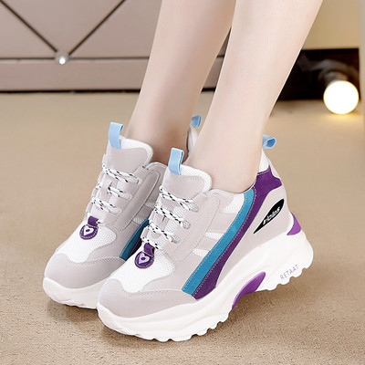 Moderne ženske platform tenisice s vezicama