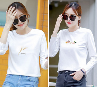 Komplet ženske bluze s printom i dugim rukavima