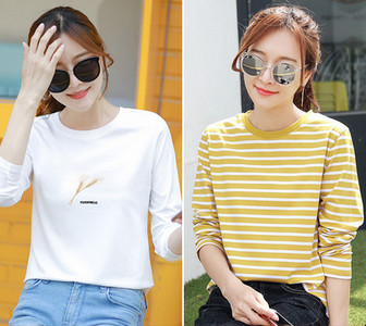 Komplet ženske bluze s printom i dugim rukavima