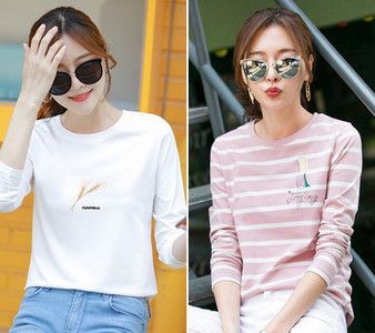 Komplet ženske bluze s printom i dugim rukavima