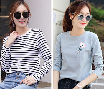 Komplet dvije ženske bluze s dugim rukavima