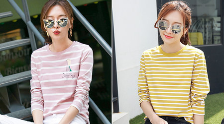 Komplet dvije ženske bluze s dugim rukavima