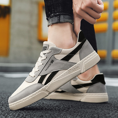 Sportske i svakodnevne muške tenisice prikladne za jesen od eko brušene kože i tkanine