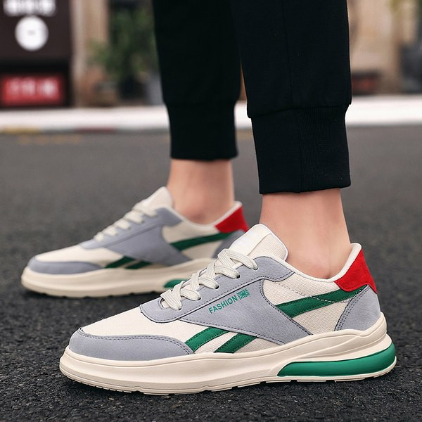 Sportske i svakodnevne muške tenisice prikladne za jesen od eko brušene kože i tkanine