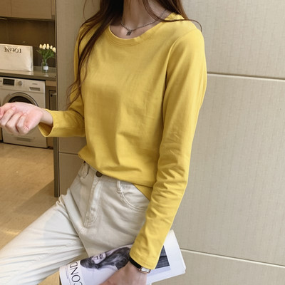 Tricou dama cu maneca lunga in mai multe culori