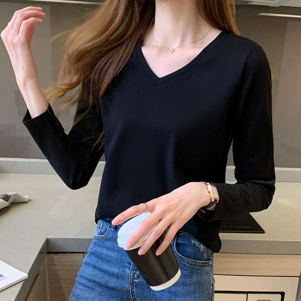 Tricou dama cu maneca lunga in mai multe culori