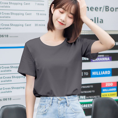 Tricou curat dama model nou cu maneca scurta in mai multe culori