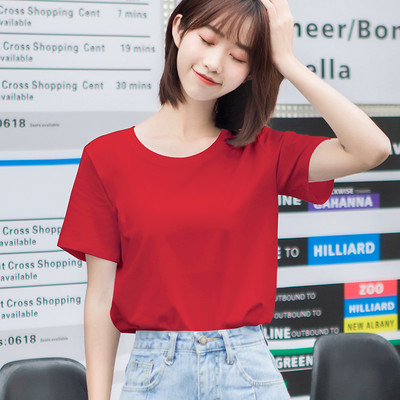 Tricou curat dama model nou cu maneca scurta in mai multe culori