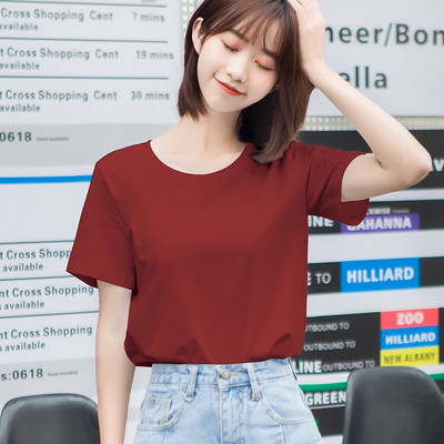 Tricou curat dama model nou cu maneca scurta in mai multe culori