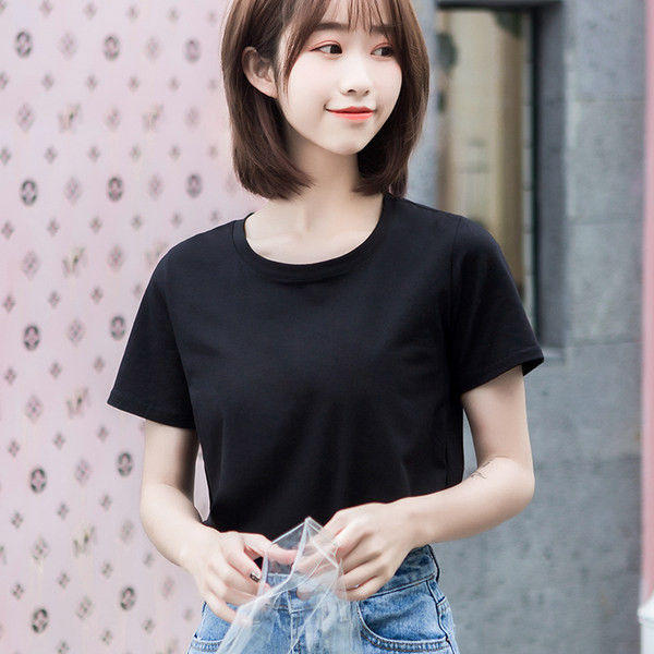 Tricou curat dama model nou cu maneca scurta in mai multe culori