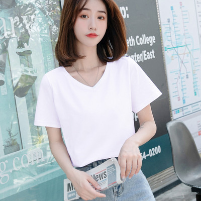 Ležerna obična majica s okruglim izrezom