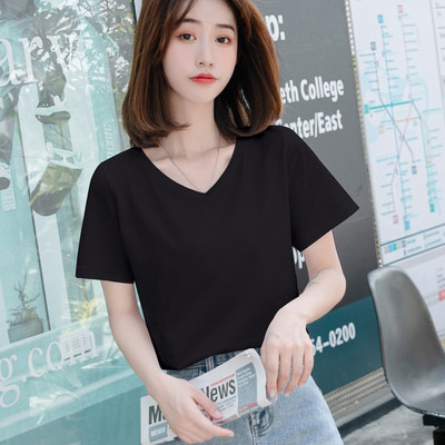 Ležerna obična majica s okruglim izrezom