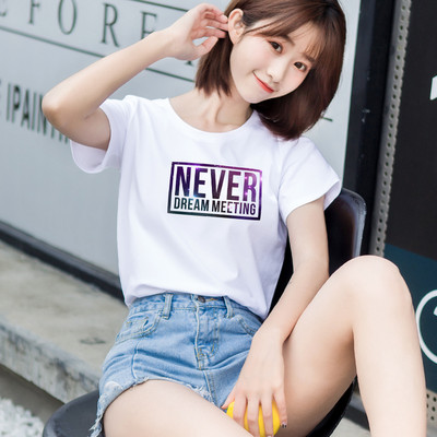 Ženska casual majica s raznim natpisima