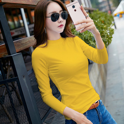 Ženska pripijena bluza dugih rukava - više boja