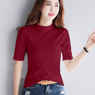 Naiste vabaaja pluus 3/4 varrukatega ja madala kraega