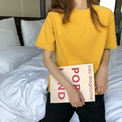 Običan model ženske majice kratkih rukava - više boja