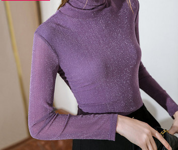 Sjajna ženska bluza s polo kragnom