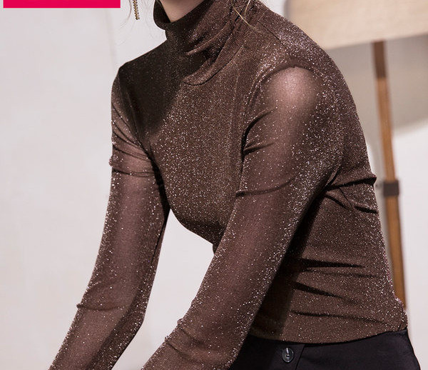 Sjajna ženska bluza s polo kragnom