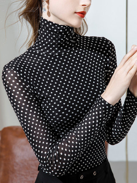 Bluză de damă cu guler polo - modele diferite