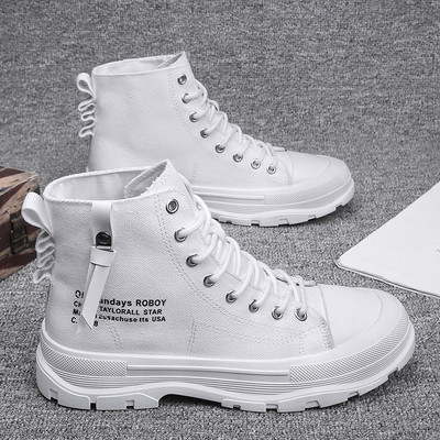 Uus must-valge meeste lõuendist tossude mudel