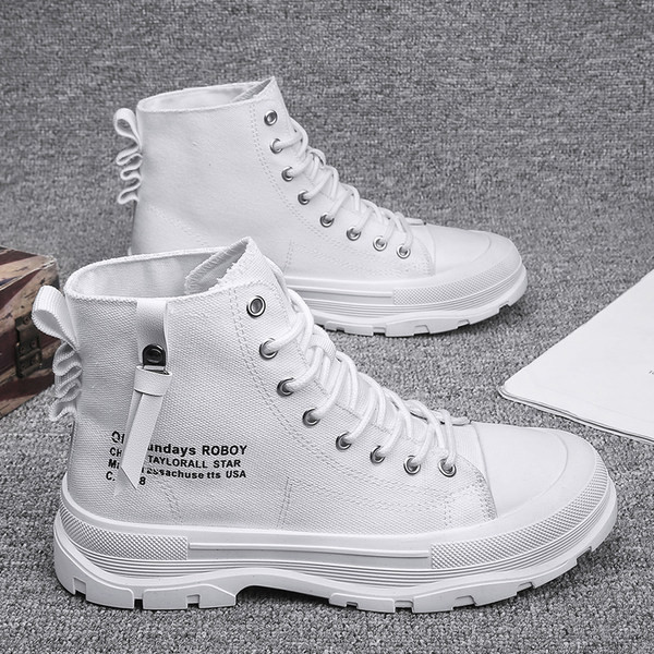 Uus must-valge meeste lõuendist tossude mudel