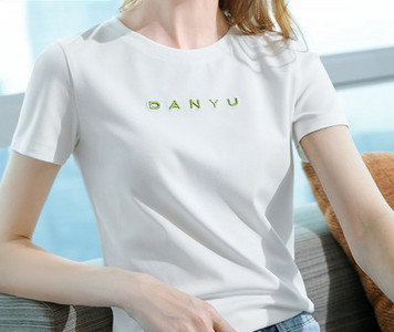 Tricou casual cu mâneci scurte și inscripție