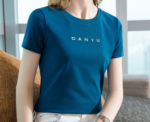 Tricou casual cu mâneci scurte și inscripție