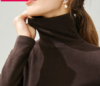 Ležerna obična bluza s polo ovratnikom