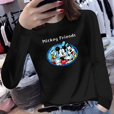 Γυναικεία βαμβακερή μπλούζα με μακριά μανίκια - δύο μοντέλα