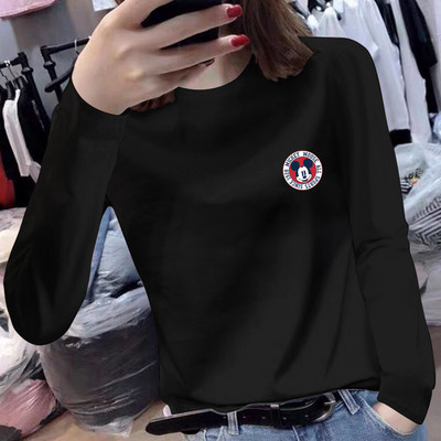 Γυναικεία βαμβακερή μπλούζα με μακριά μανίκια - δύο μοντέλα