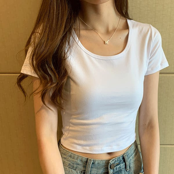 Naiste lühikeste varrukatega T-särk - kaks mudelit