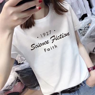 Ženska majica s natpisima i printom