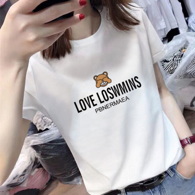 Ženska majica s natpisima i printom