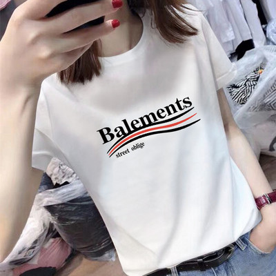 Ženska majica s natpisima i printom