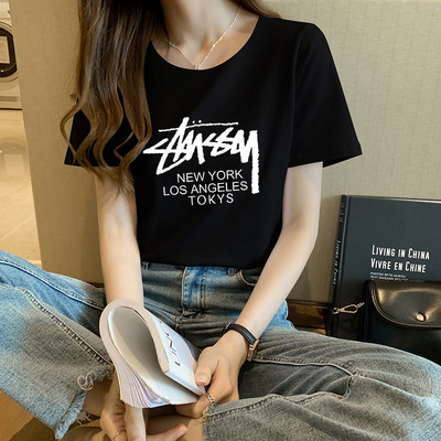 Ženska majica s natpisima i printom