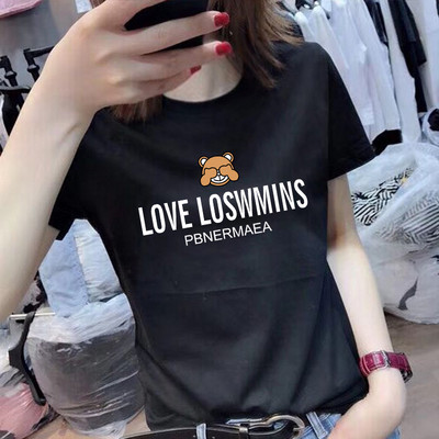 Ženska majica s natpisima i printom