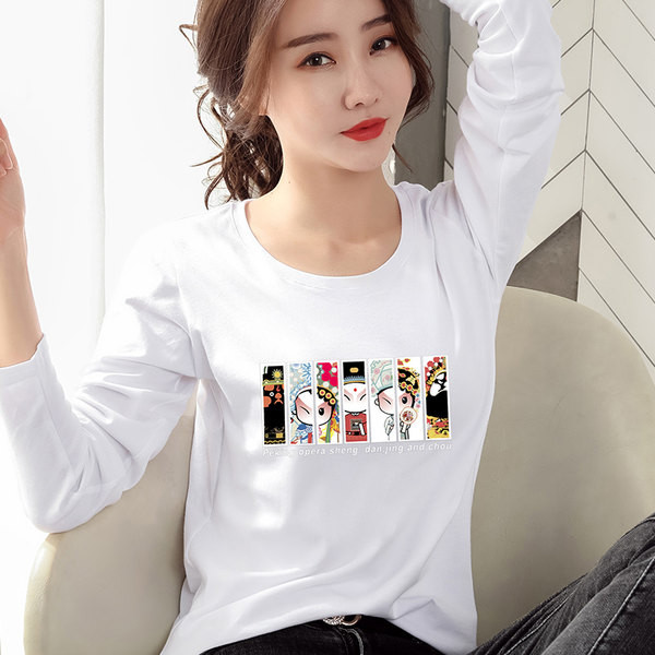 Bluza de dama din bumbac cu imprimeu color