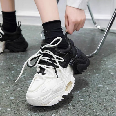 Casual ženske tenisice od eko kože sa debelim đonom