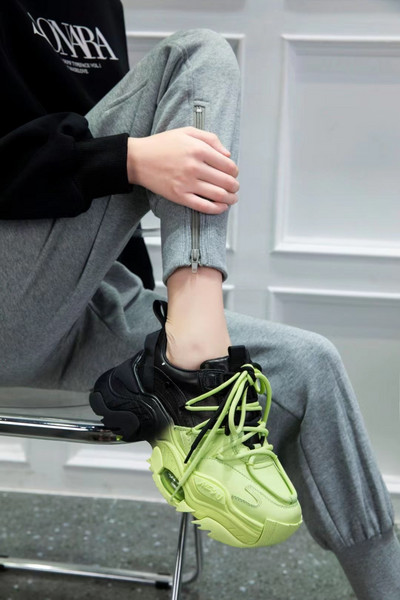 Casual ženske tenisice od eko kože sa debelim đonom